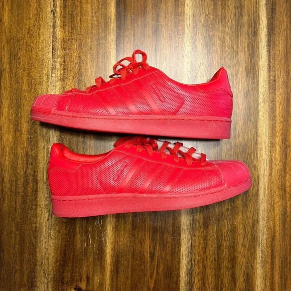 adidas Originals Other - Adidas Superstars Adicolor Scarlett Red Size 13